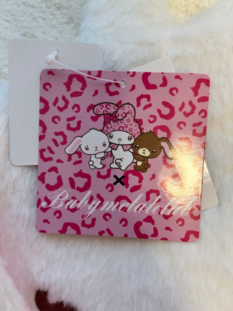 サンリオ　シュガーバニーズ しろうさ ベイビーメタルクラブ スピンズ お顔トート