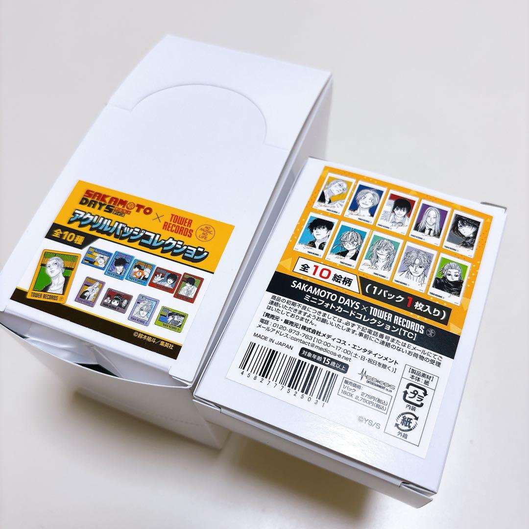SAKAMOTO DAYS アクリルバッジ ミニフォトカード BOX メディコス