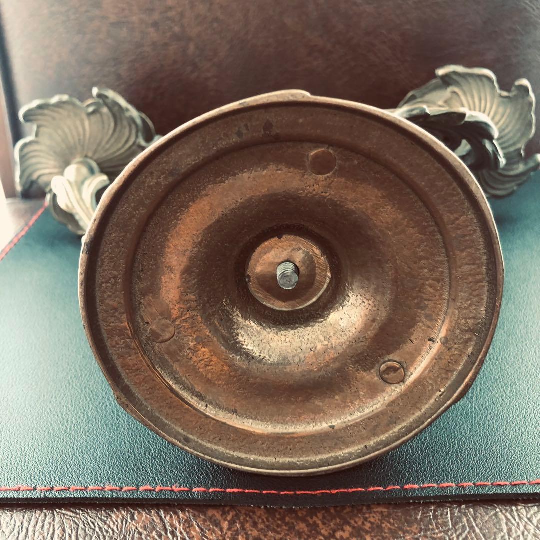 【アンティーク】キャンドルスタンド　燭台　フランス