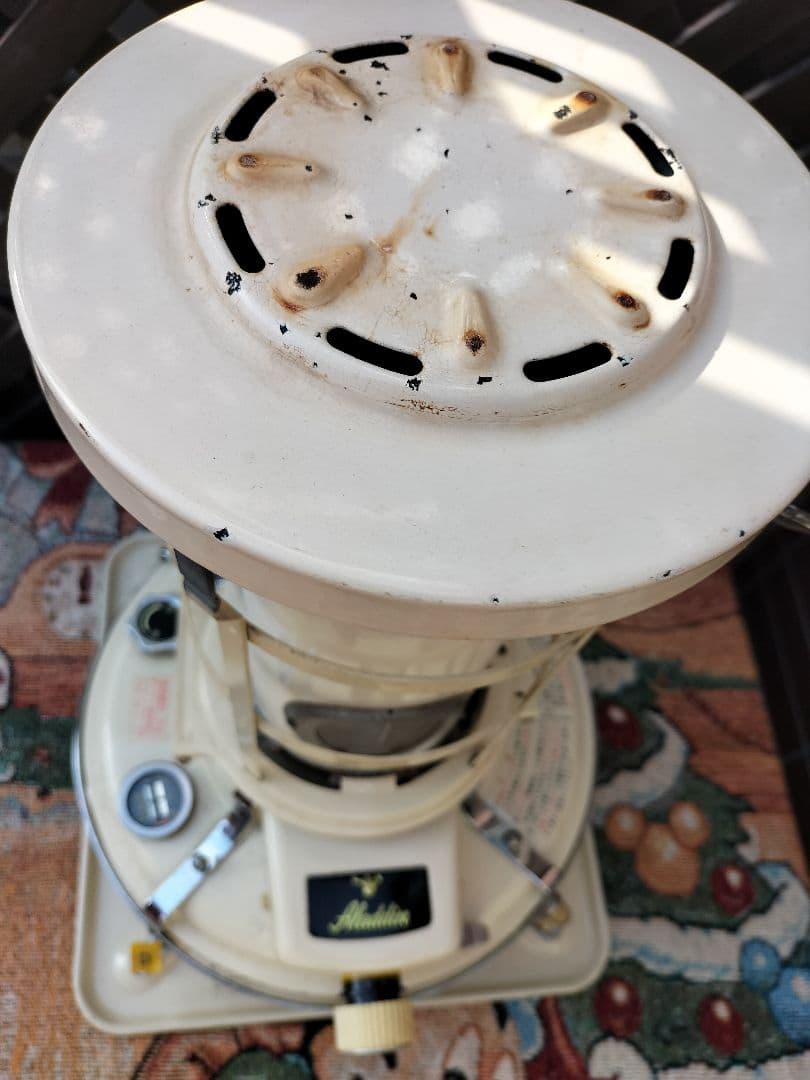 アラジン。純正芯交換済。メンテナンス済。取説付。ベージュD