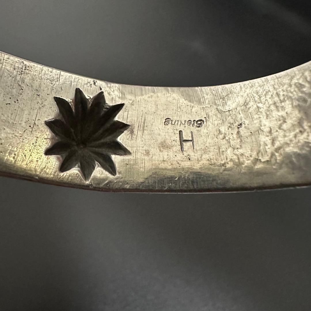 Navajo H刻印 アポロコンチョ　バングル