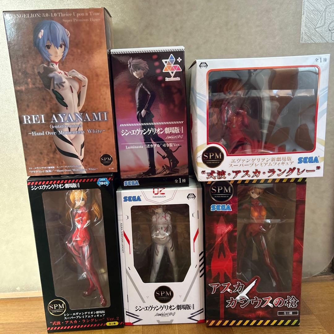 エヴァンゲリオン新劇場版 フィギュア6体セットまとめ売り