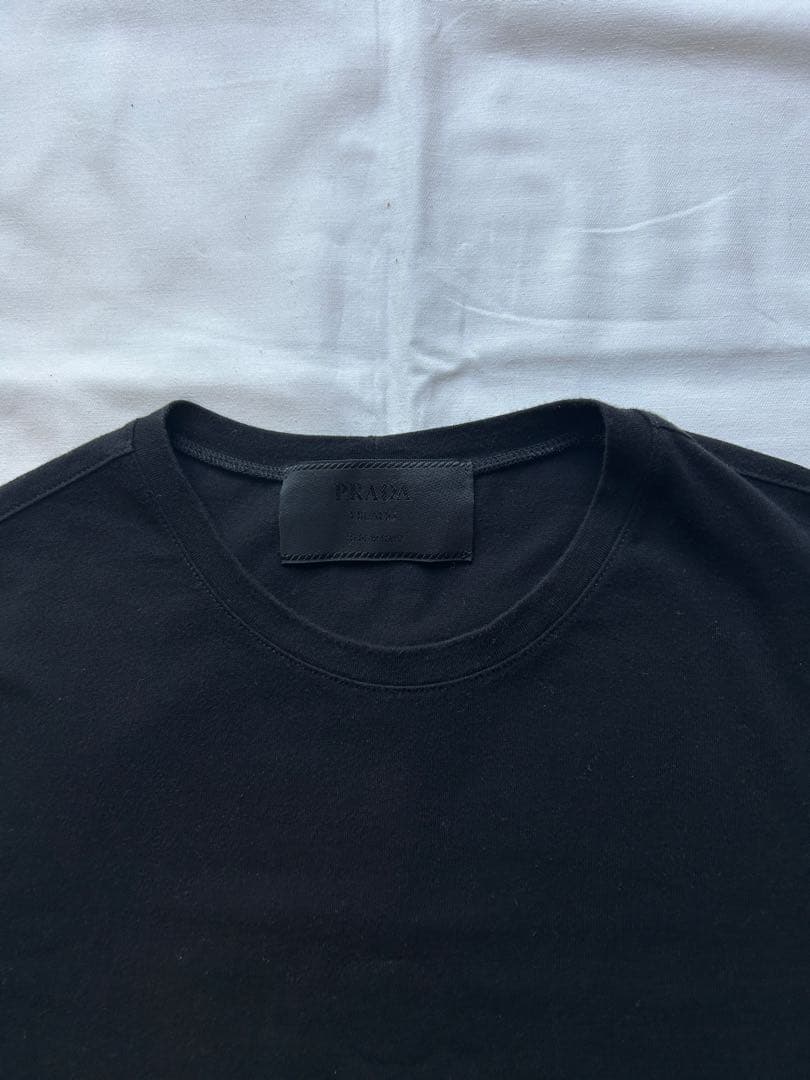 トップス 90s prada stretch tee (M) black