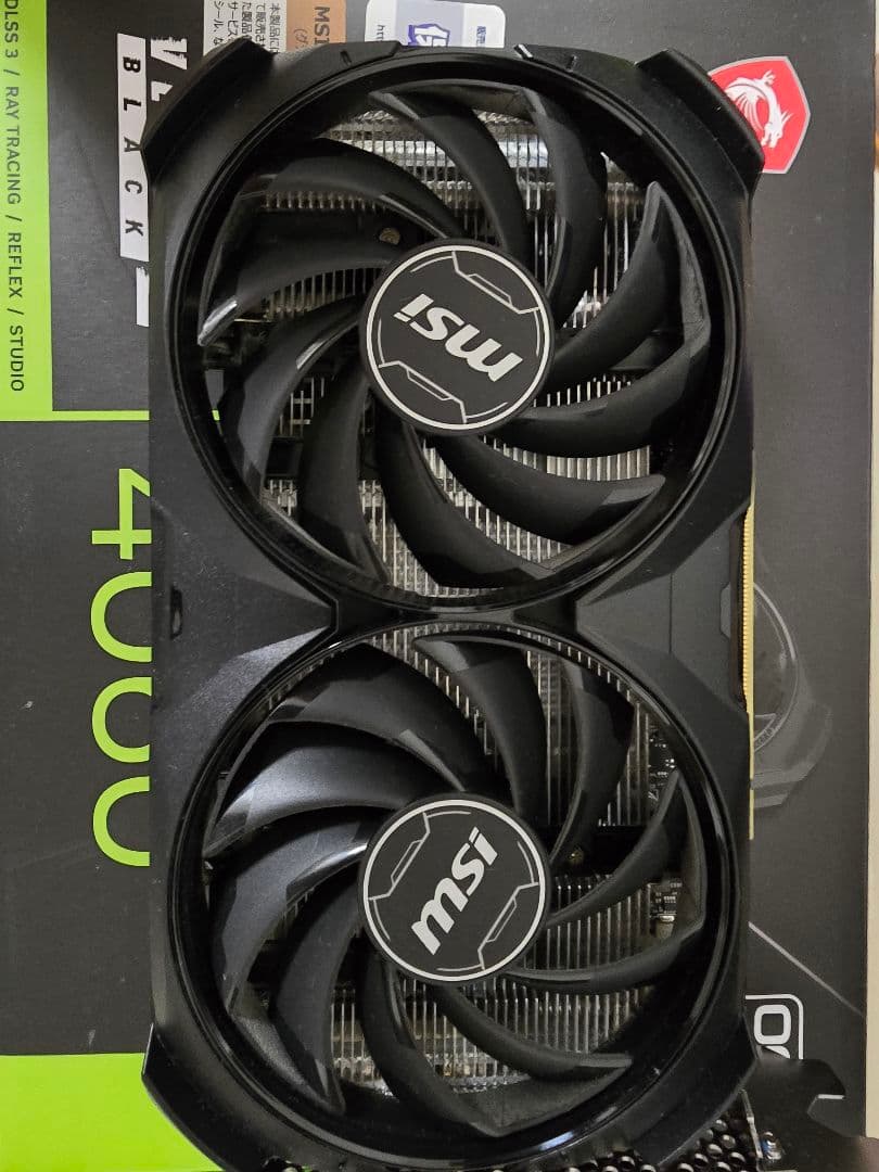 グラフィックボード・グラボ・ビデオカード msi GeForce RTX 4060 Ti VENTUS 2X 8G