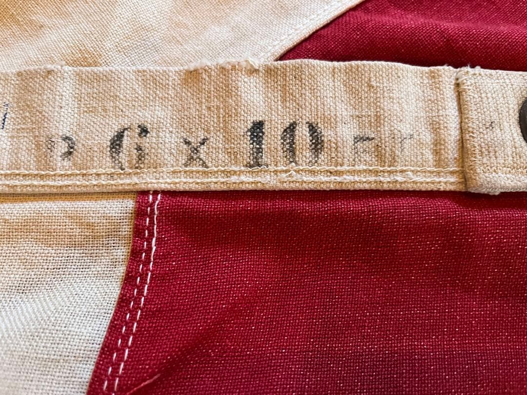 オリジナル40'sビンテージ48スター特大星条旗バナーレアツートン⭐︎30's