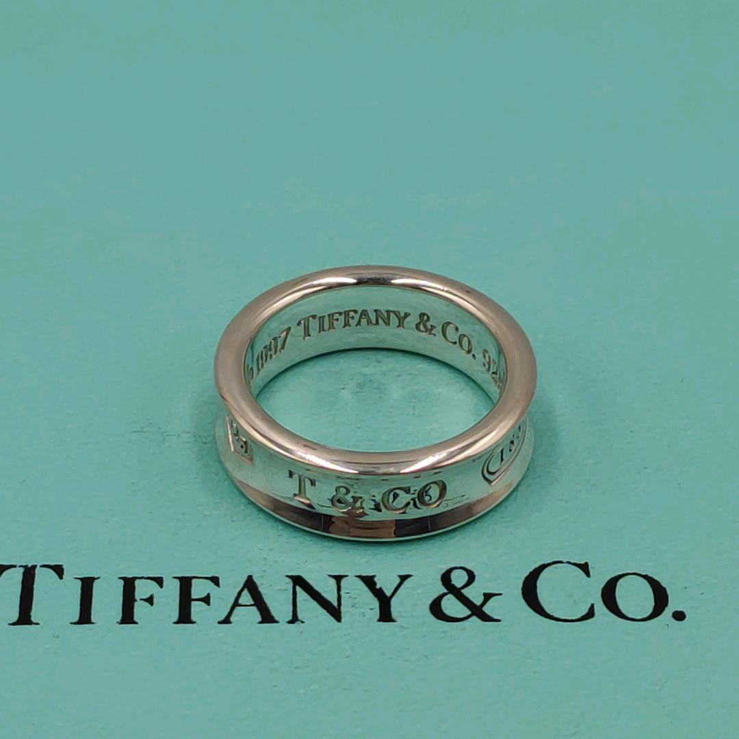 美品【リペア済み]Tiffany & Co　ティファニー　 ナローリング 14号