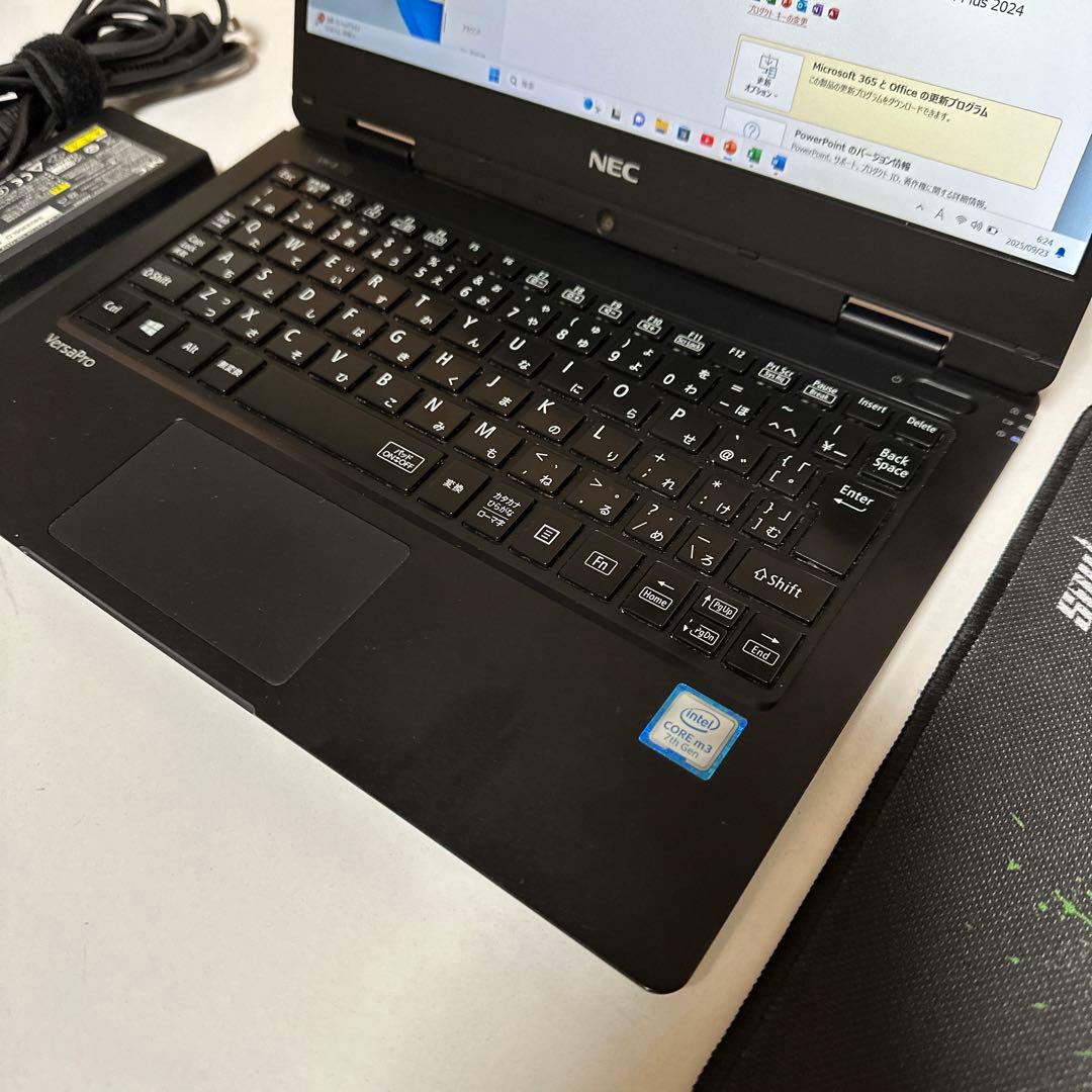 美品NEC VersaPro ノートPC Core m3 SSD オフィス入り