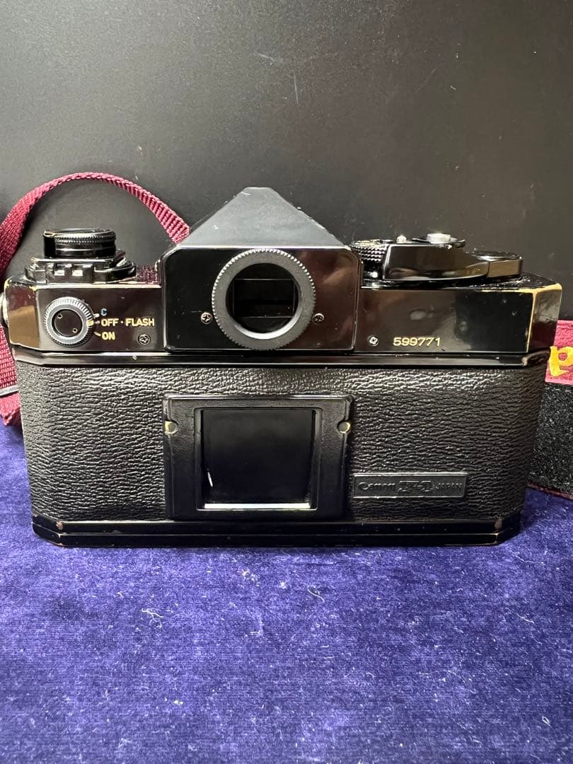 CANON F-1 ブラック フィルムカメラ 簡易動作確認済み