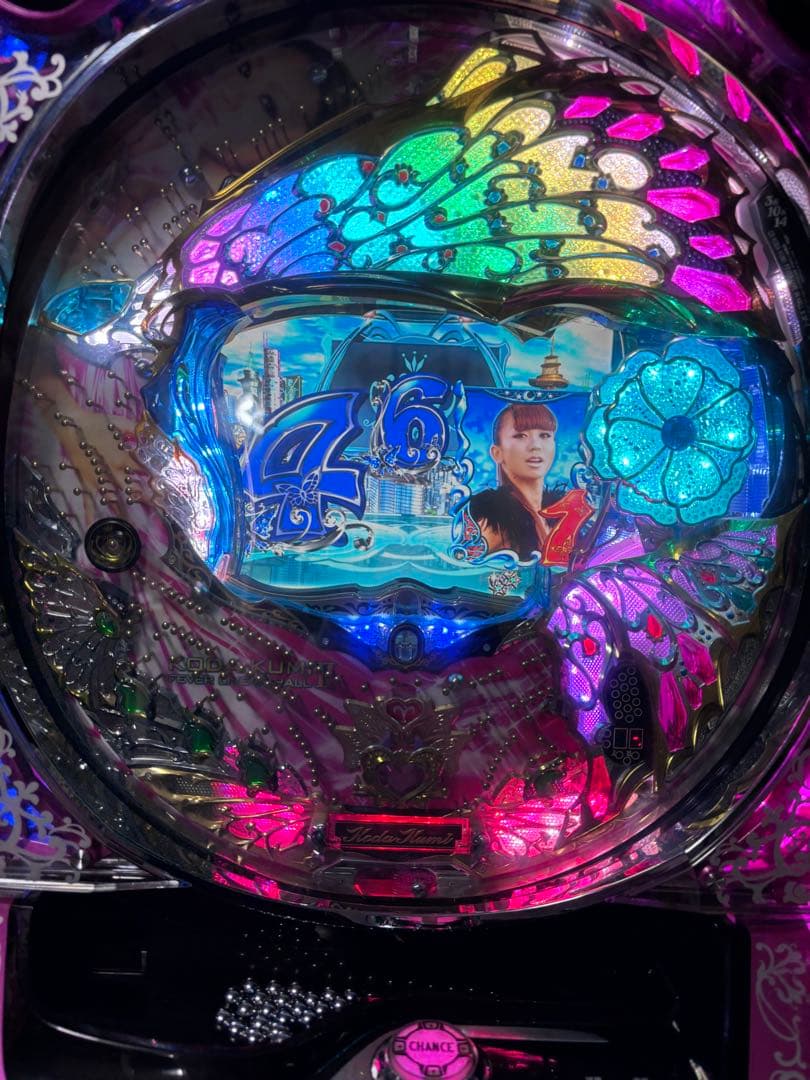 循環加工&オート機能　カウンター付　パチンコ実機＊家庭用　倖田來未2 II 美品