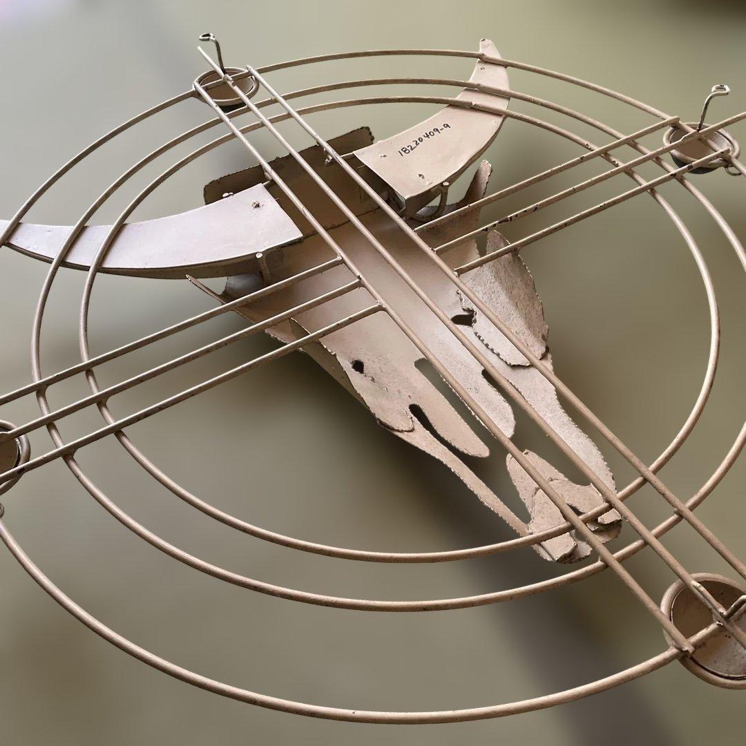 C. JERE カーティス・ジェレ　メタル　ウォールスカルプチャー　壁掛け飾り