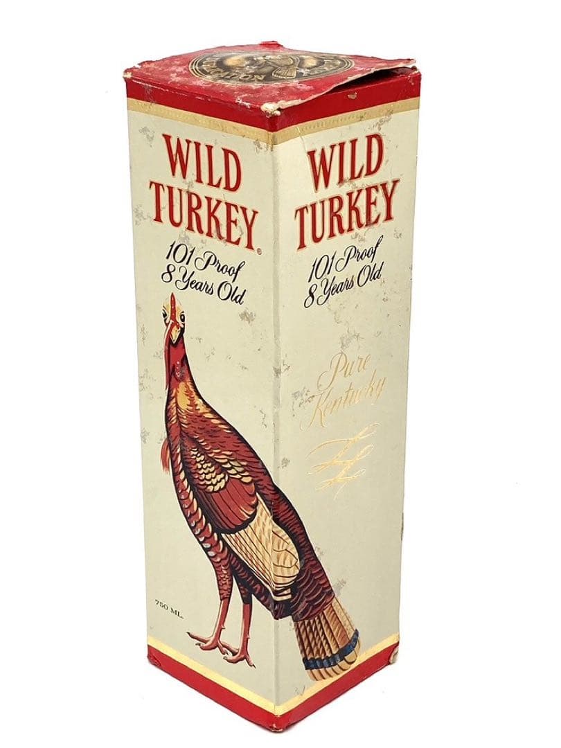 【未開封】ワイルドターキーWILDTURKEY 750ml 8年 ウィスキー箱有