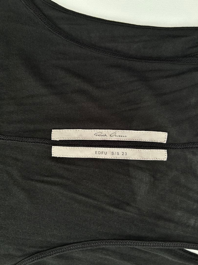 rick owens リックオウエンス ノースリーブ カットソー タンクトップ黒