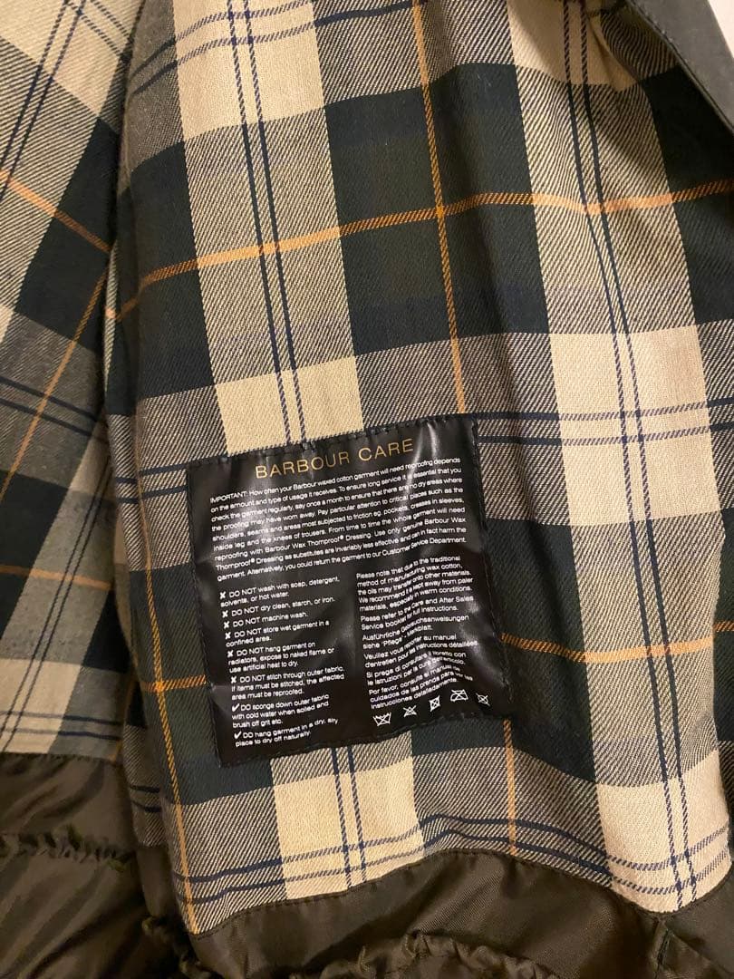 Barbour トランスポート　セージグリーン　オイルドジャケット 42