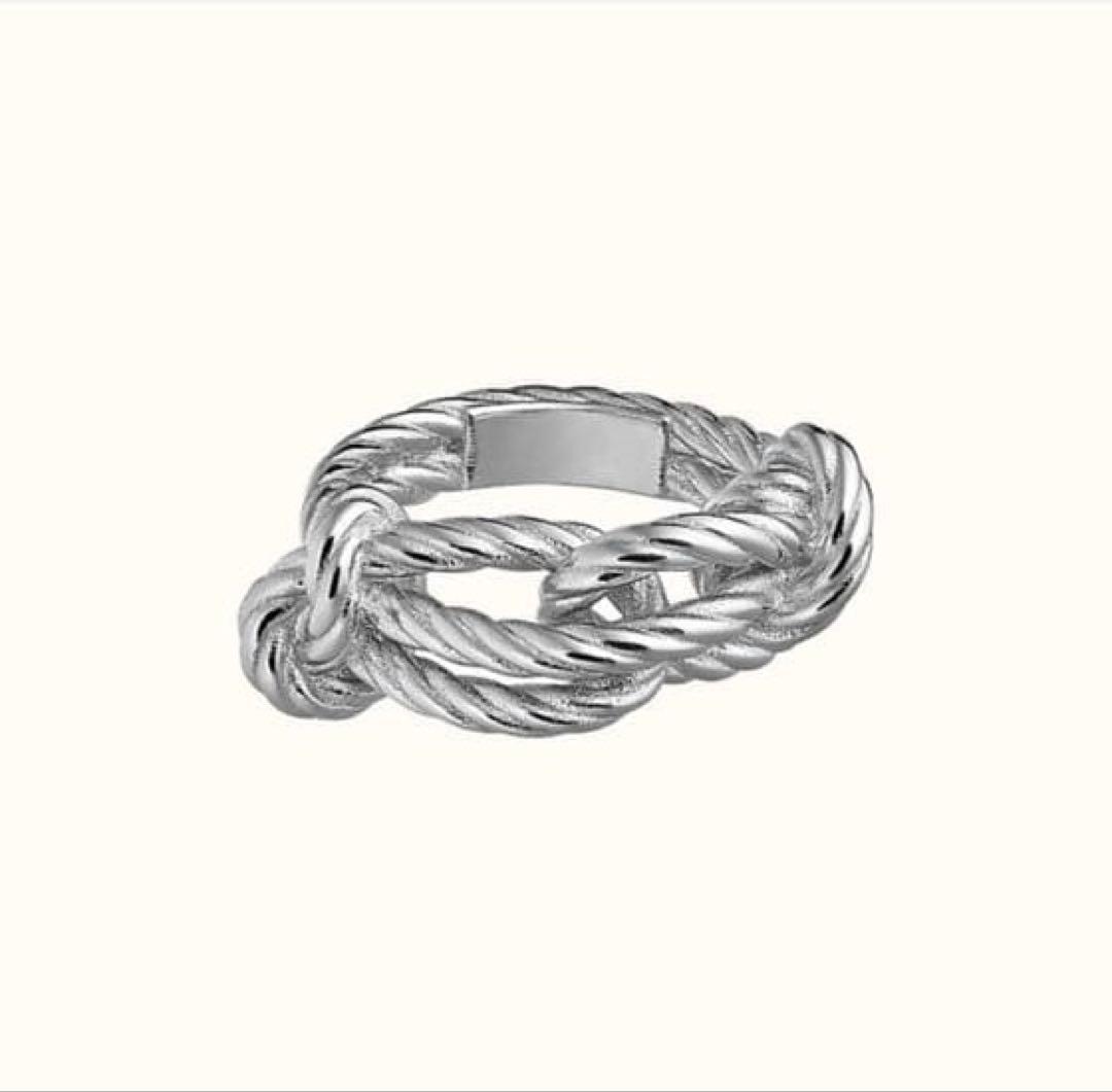 超希少 HERMES Cordage リング ヴィンテージ 60サイズ メンズ