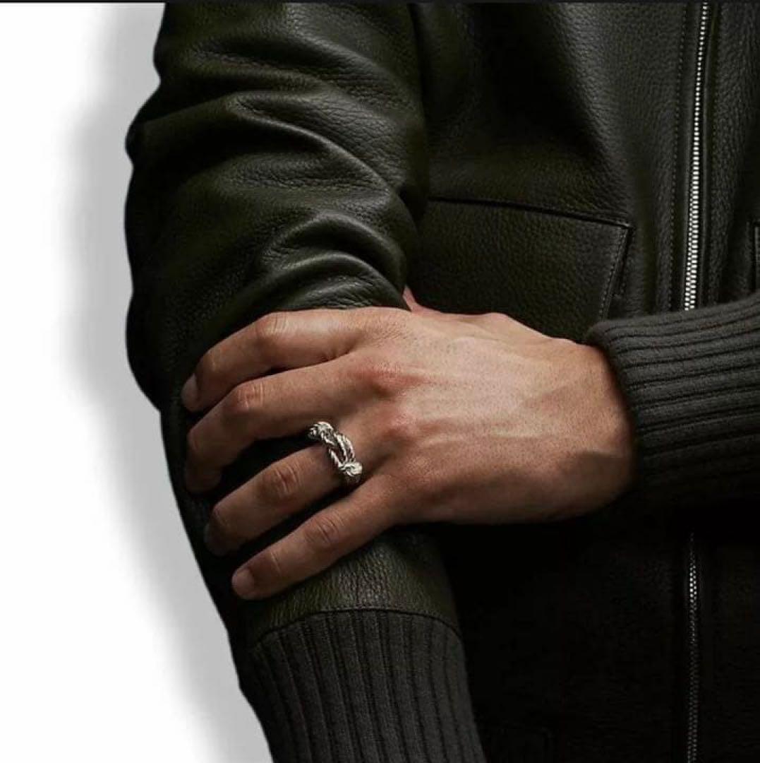 超希少 HERMES Cordage リング ヴィンテージ 60サイズ メンズ