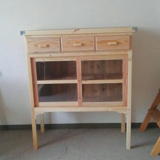 食器棚／キッチンサイドボード／ハンドメイド