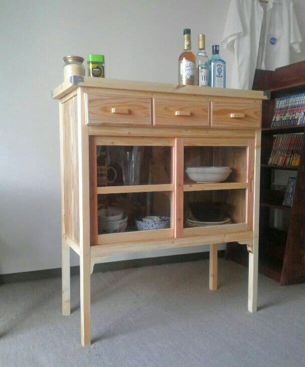 食器棚／キッチンサイドボード／ハンドメイド