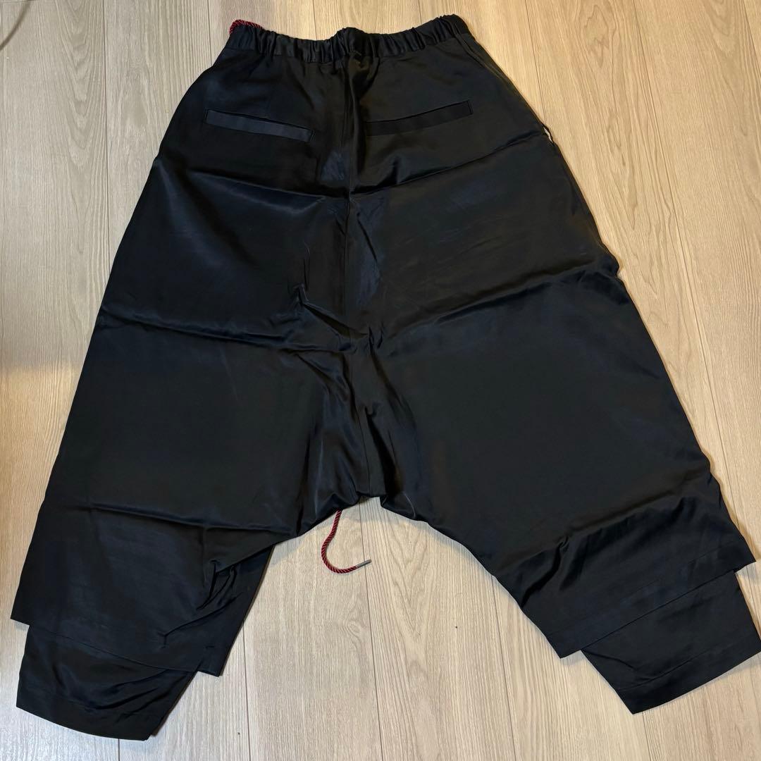 prasthana 黒 サルエルパンツ