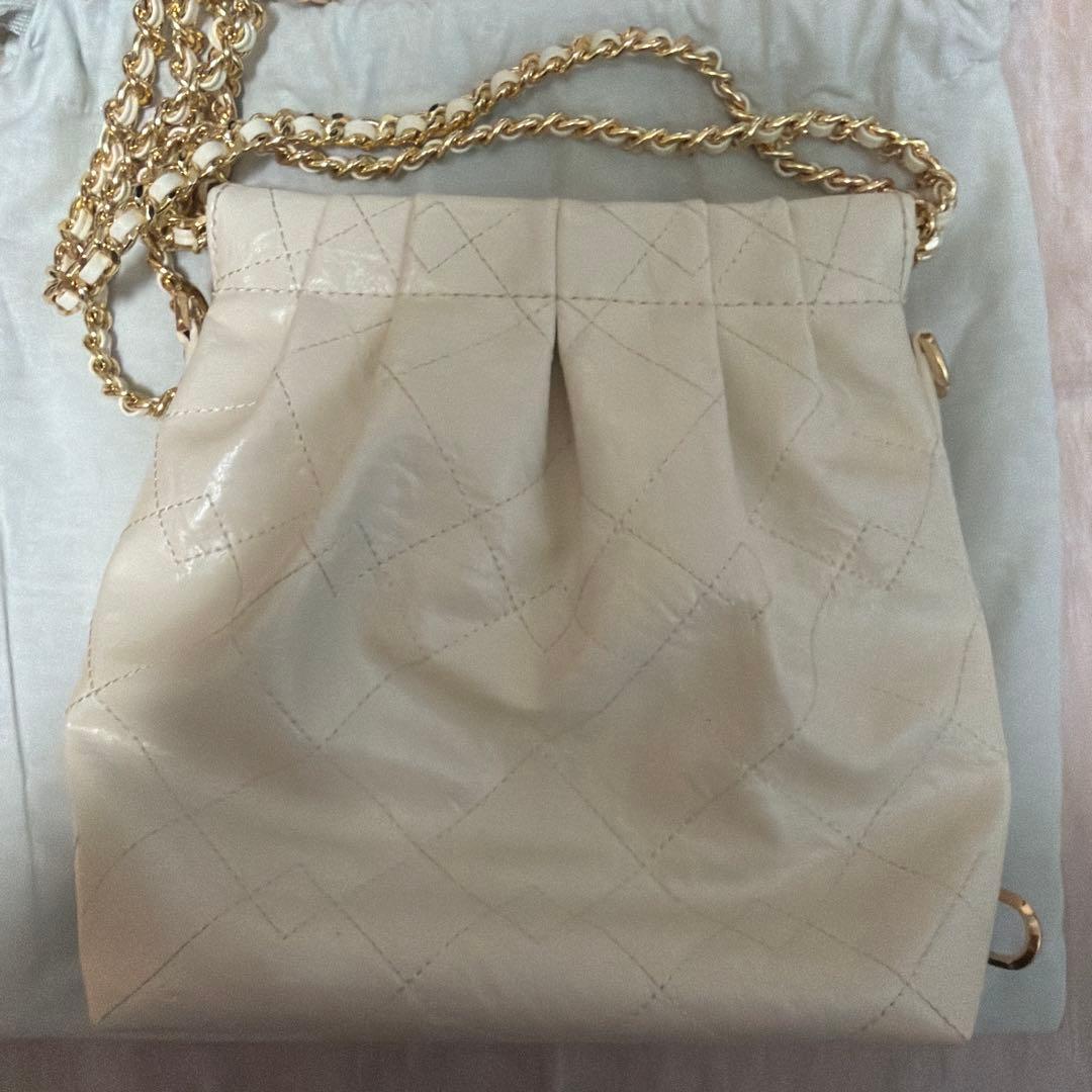 CHARLES & KEITH Duo ドゥオ チェーンハンドル ホワイト