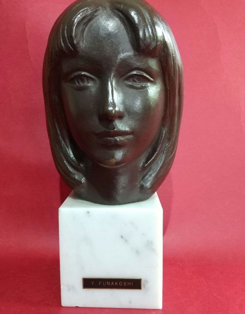 舟越保武 ブロンズ 彫刻 K嬢 Y. FUNAKOSHI