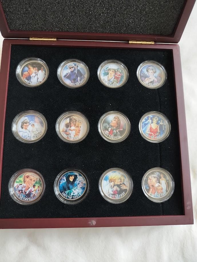 ダイアナ妃カラライズ 12枚セット 50セント