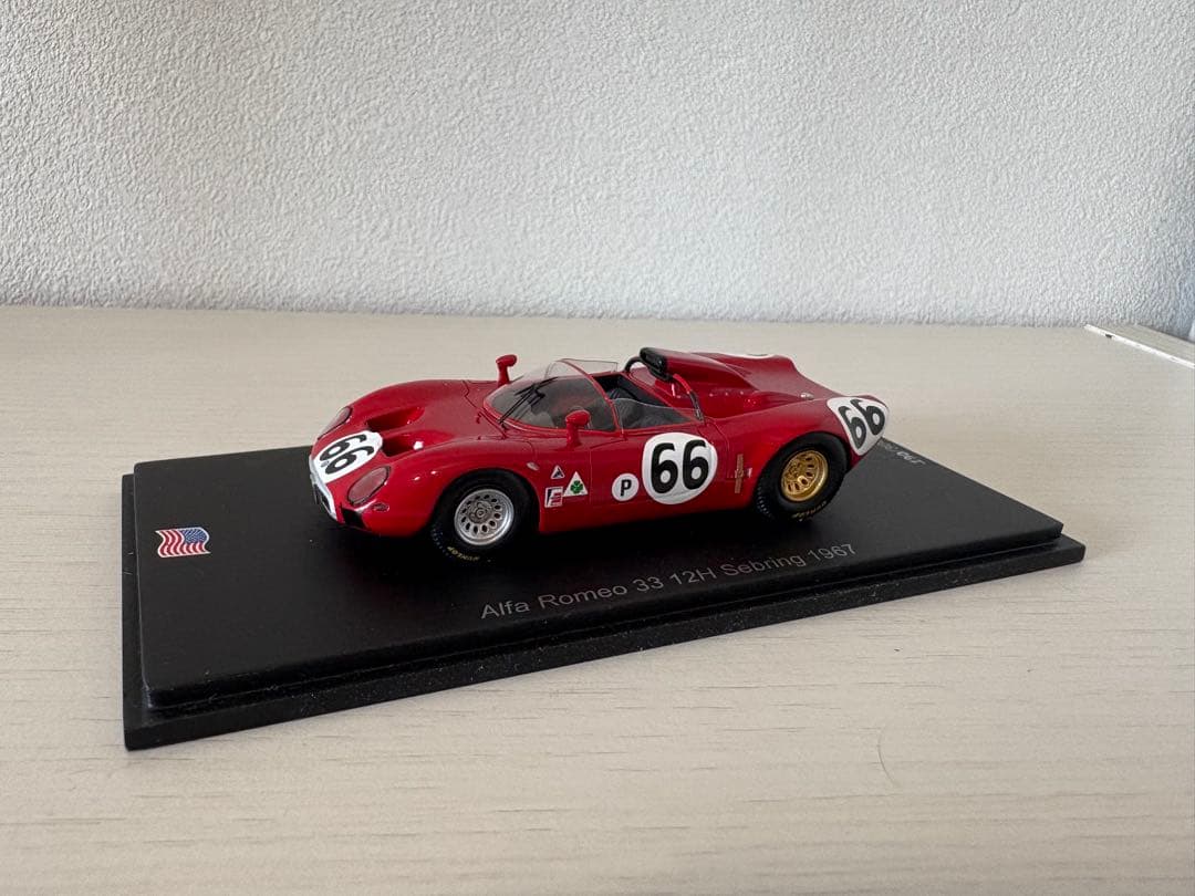 spark製　Alfa Romeo 33 12h Sebring 1967