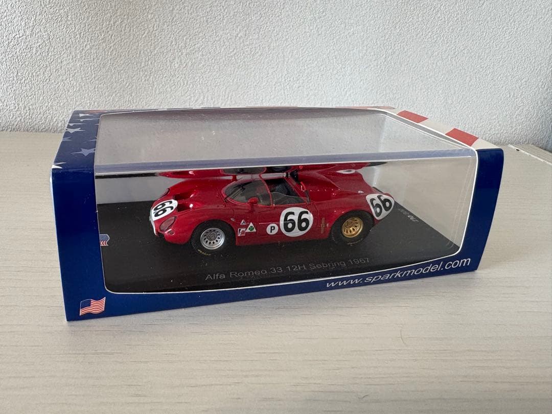 spark製　Alfa Romeo 33 12h Sebring 1967