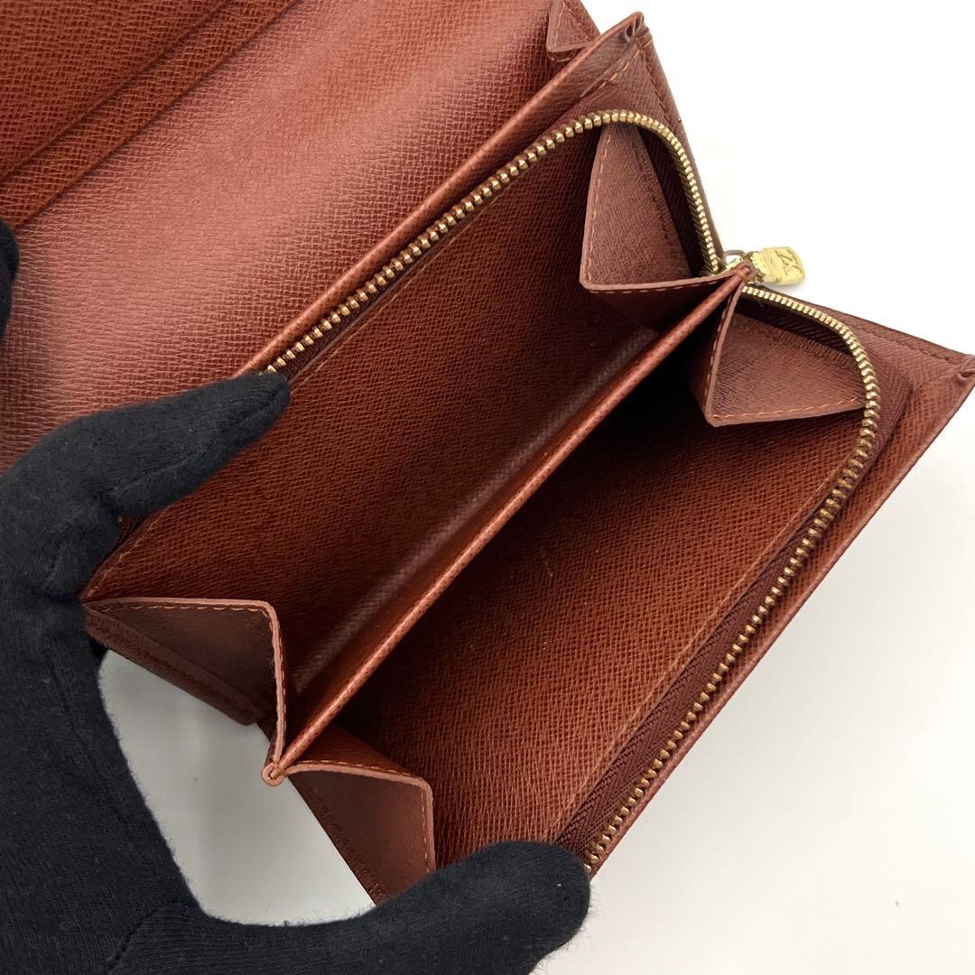 【極美品】ルイヴィトン モノグラム トレゾール 二つ折り財レディース 新型