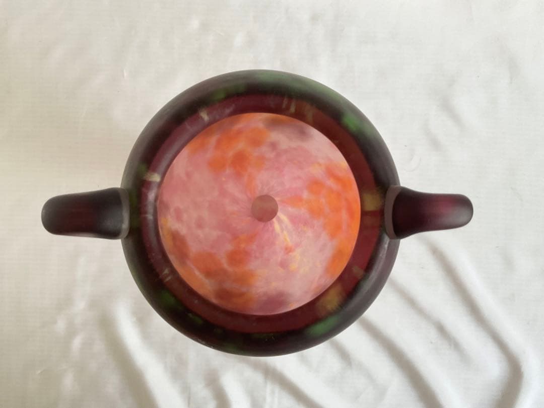 稀少作品！シュナイダー兄弟「ヴィトリフィカシオン彩の花瓶」