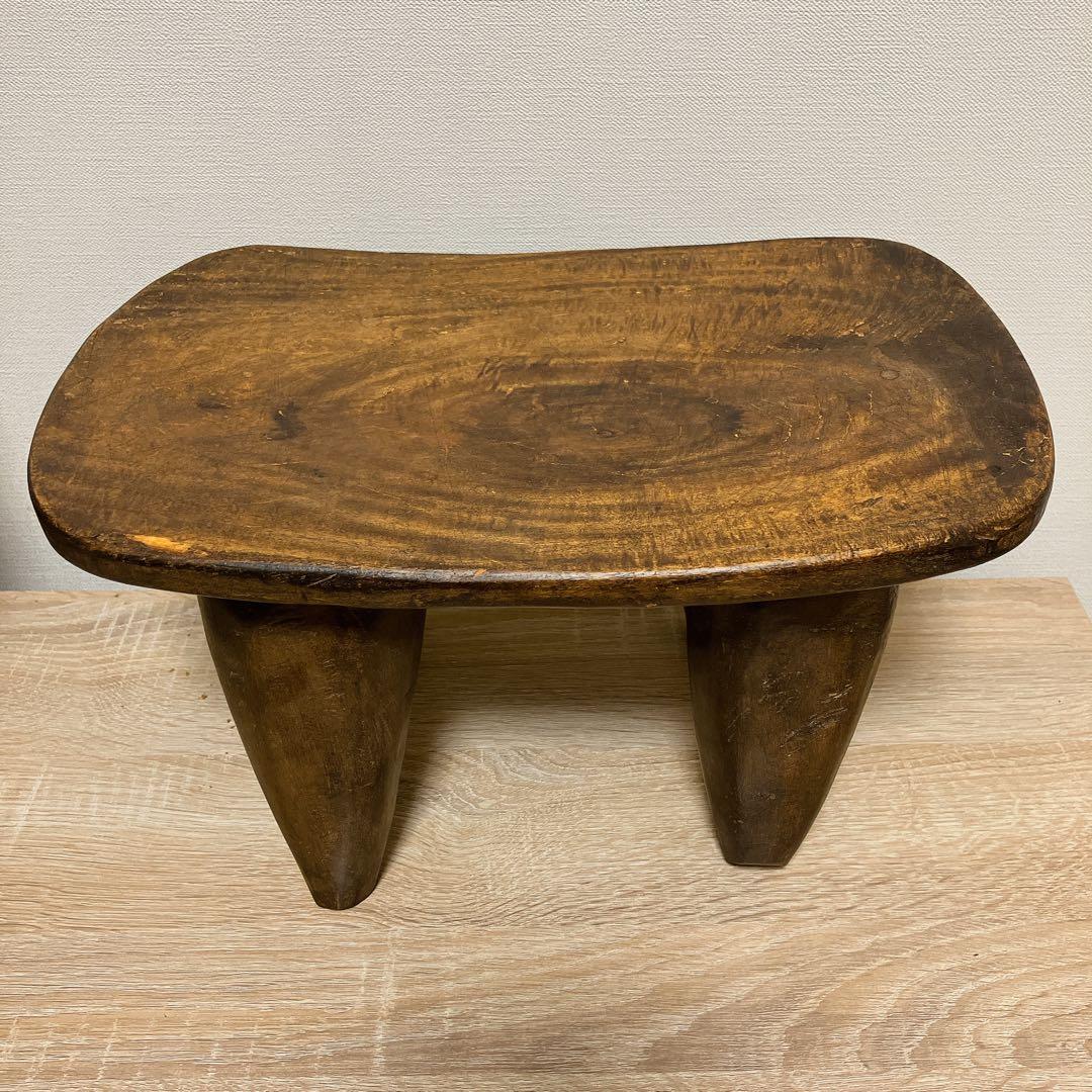 アンティーク家具　セヌフォ族　スツール