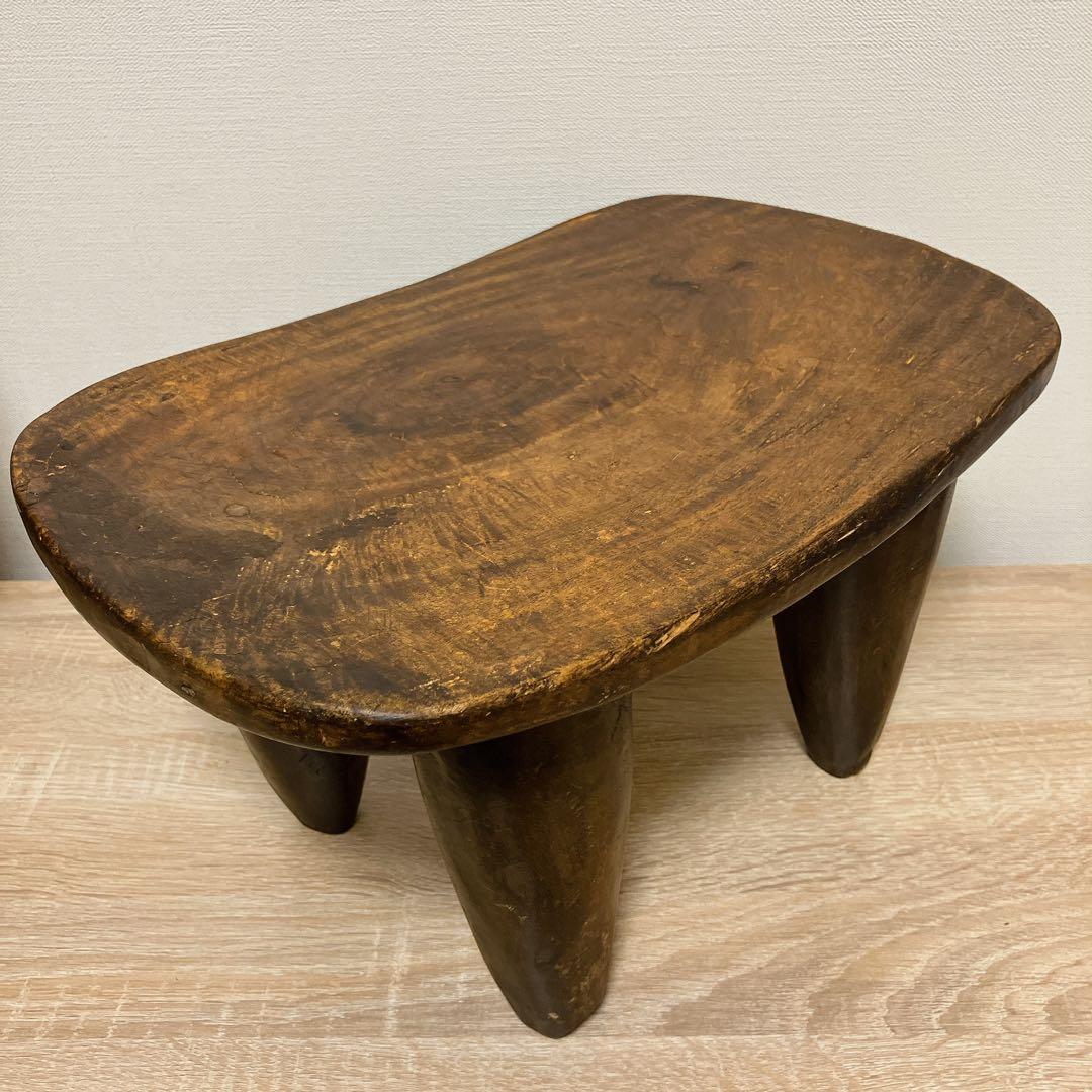 アンティーク家具　セヌフォ族　スツール