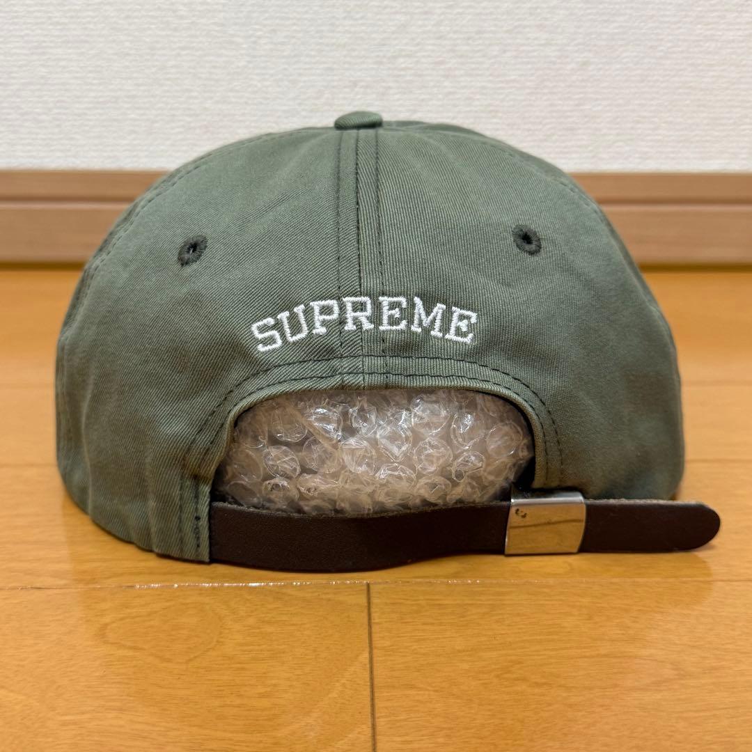 Supreme S Logo 6-Panel オリーブ 14aw