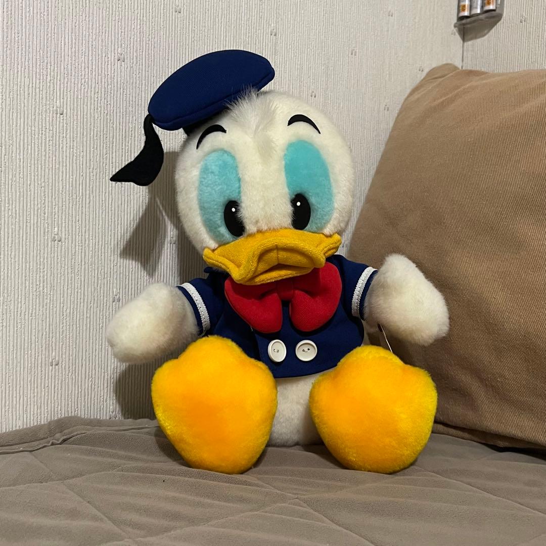 ディズニーランド　ドナルドダック　ぬいぐるみ　ヴィンテージ