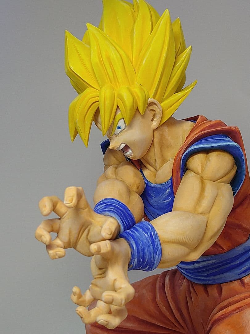ドラゴンボール スーパーサイヤ人孫悟空 水彩画風再塗装品 フィギュア