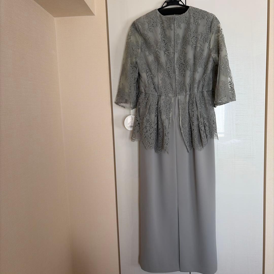 form forma マザードレス レース袖付きロングドレス　大きいサイズ