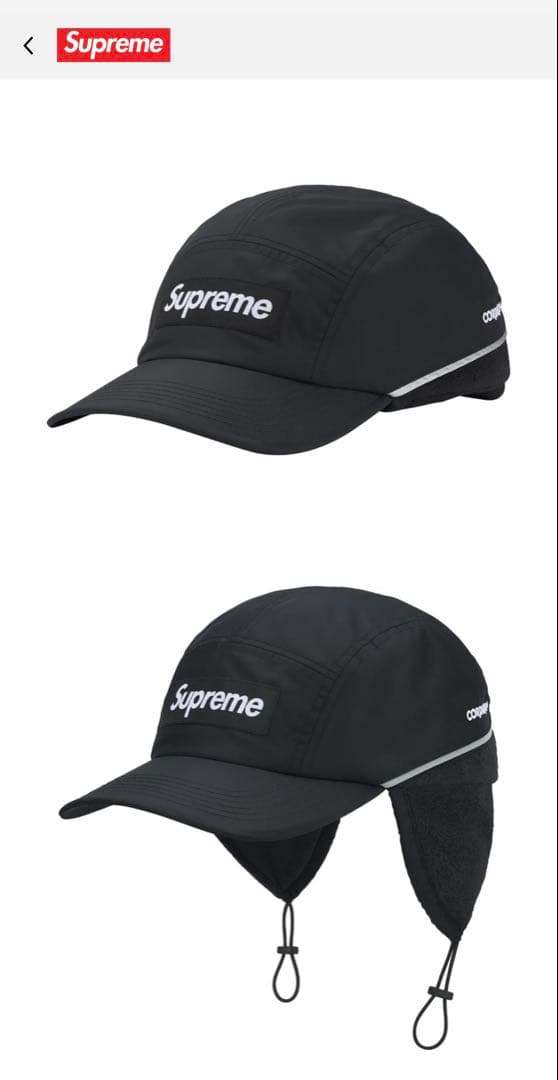 supreme camp cap キャップ