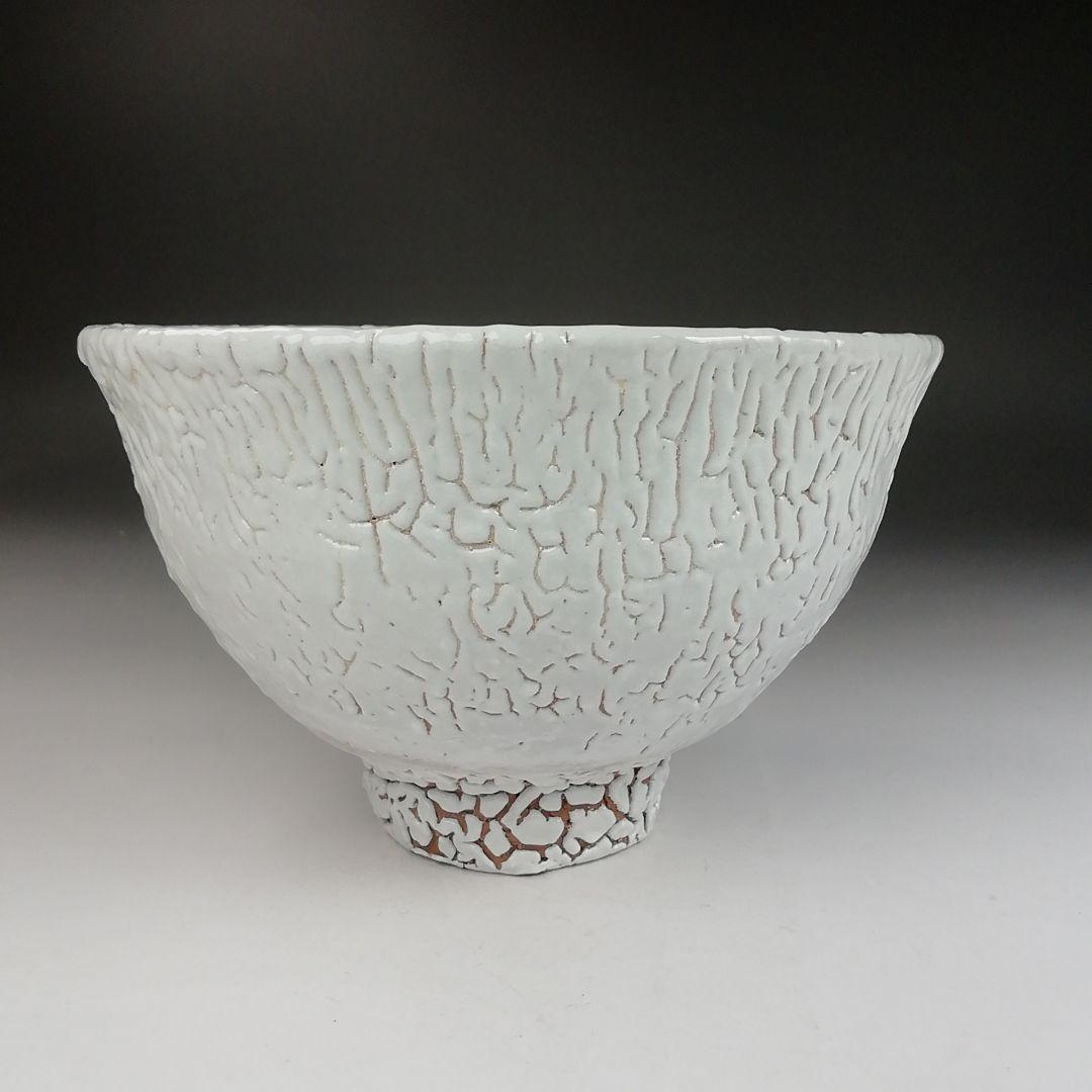 Ｔ８６９　茶碗　『萩茶碗』『小萩窯　厚東建信 造』　共箱　抹茶碗　茶道具