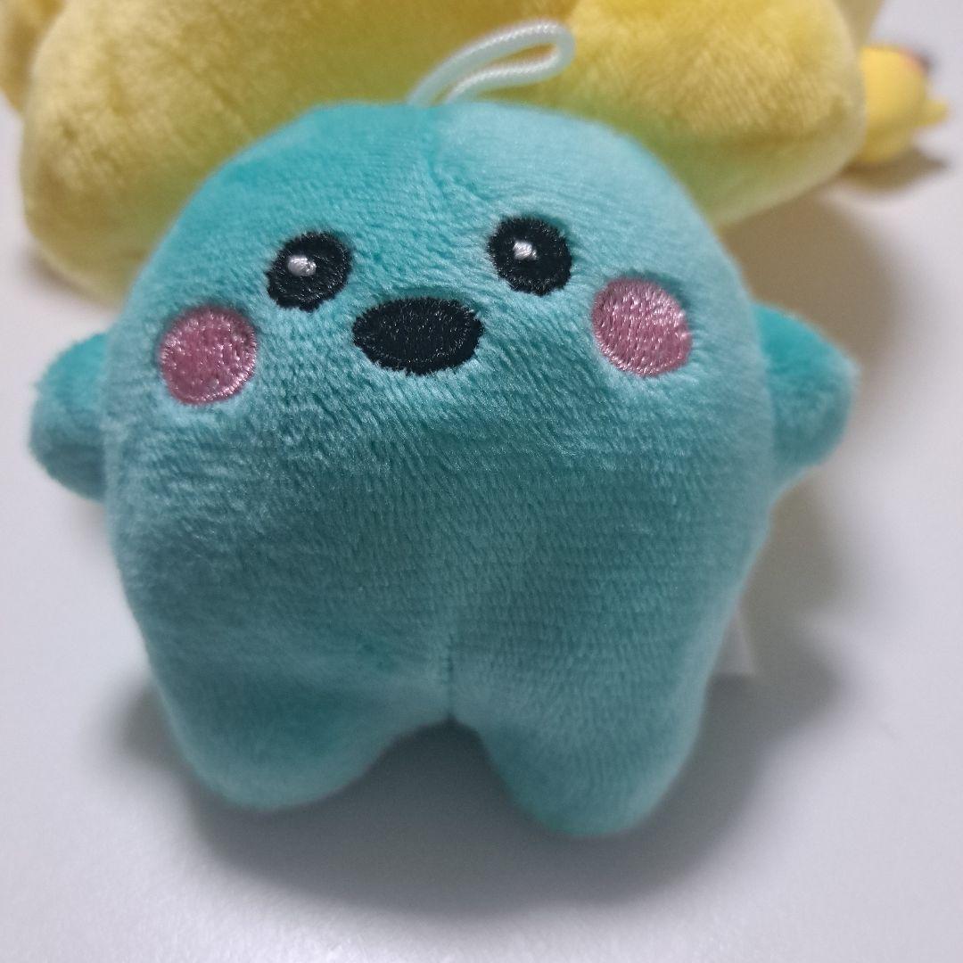 サーキュウーラちゃんのぬいぐるみ２個+黄色キーホルダー+ Waドイツピン