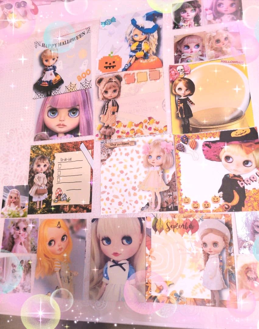 せいろん様ご確認用♥新作ハロウィン＆コスメガール♥可愛いバラメモ♯669