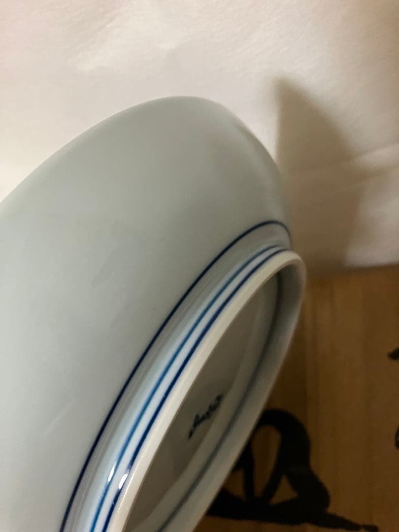 未使用◆源右衛門　赤濃　桜図　皿　桜　花　共箱