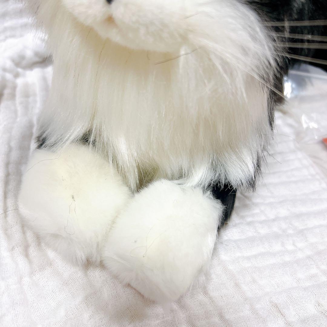 猫ぬいぐるみ リアル 本物そっくり ハンドメイド やさしい手触り，可愛く癒しネコ