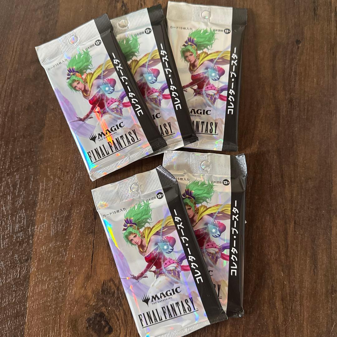 【新品未開封】MTG FF コレクターブースター　日本語版　4パック