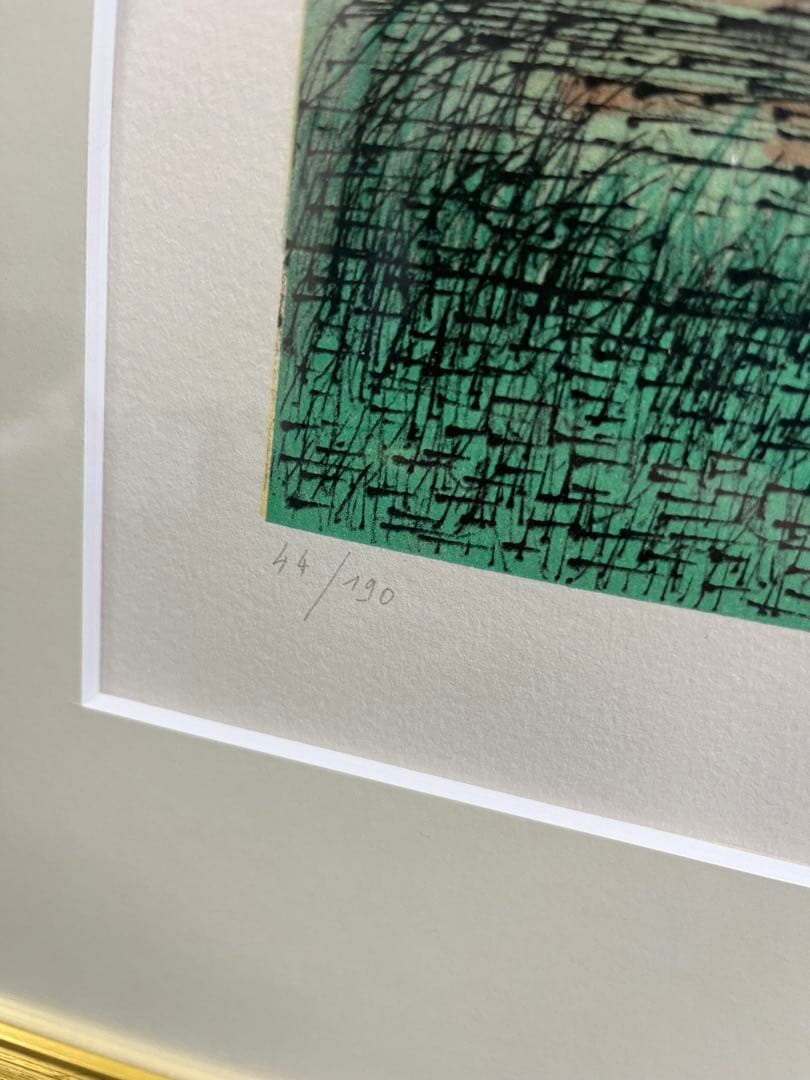 リトグラフ Jean Carzou ジャン・カルズー　アンボアーズ城　直筆サイン