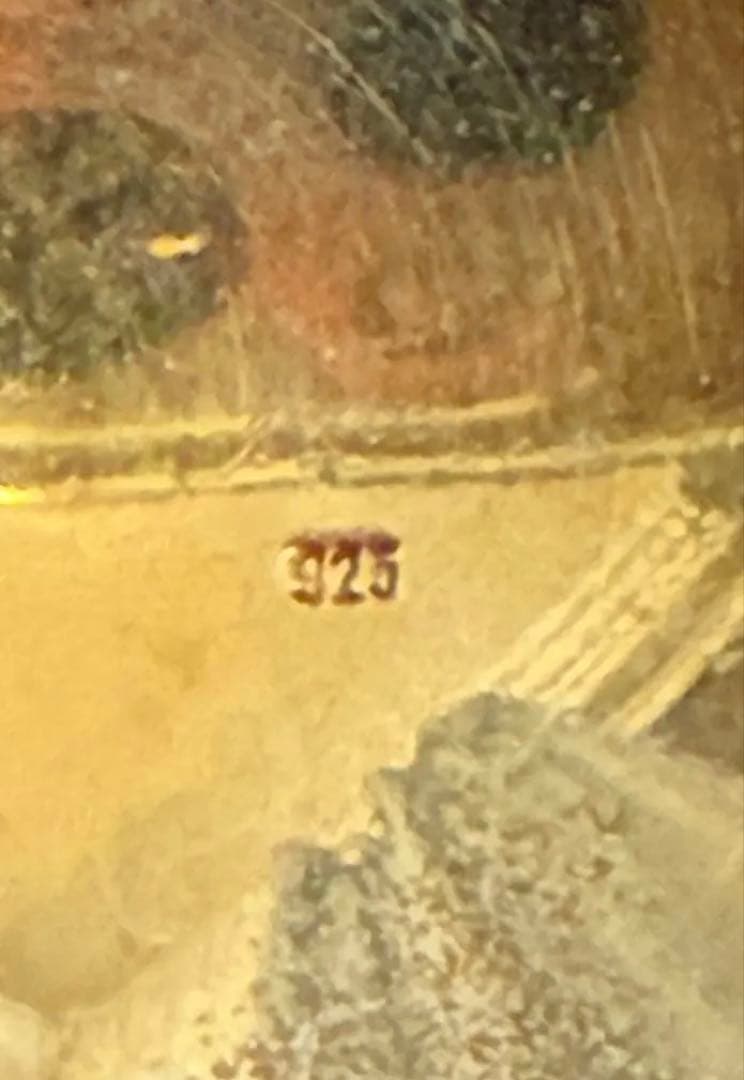 【最終値下げ】リーフレック ソリッドシルバー ゴールドプレート 33mm