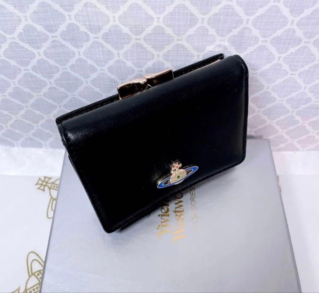 【ショッパー付】新品 ヴィヴィアン・ウエストウッド 三折財布