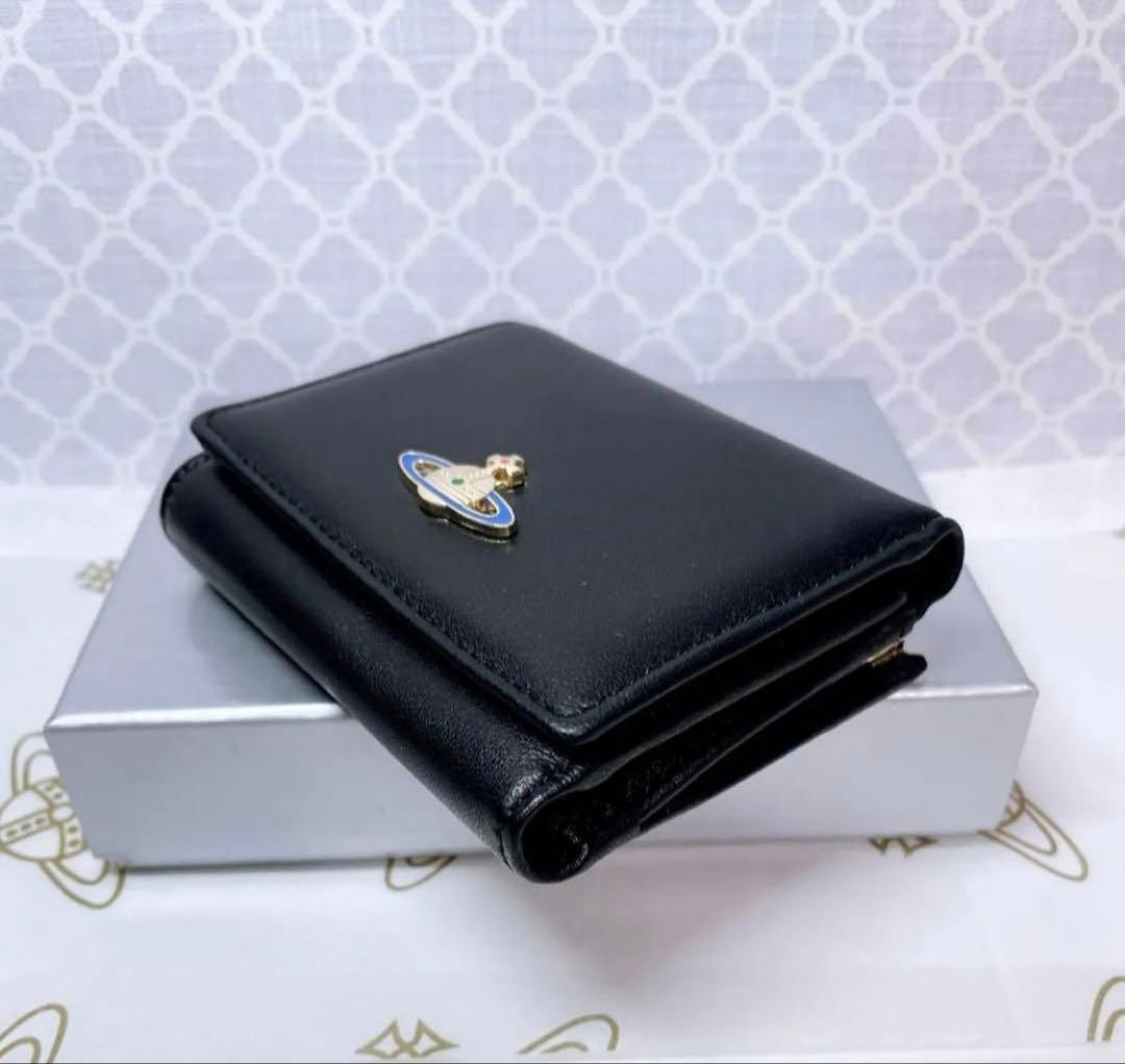 【ショッパー付】新品 ヴィヴィアン・ウエストウッド 三折財布