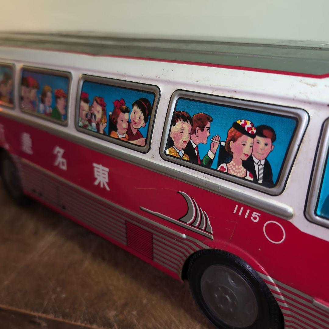 レア　イチコー 東名急行 ブリキバス　BIGsize（ビッグサイズ）