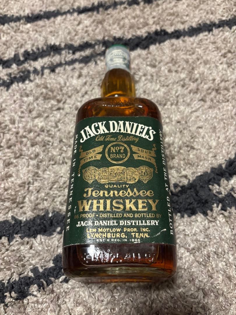 【貴重】【43度】【古酒未開栓】ジャックダニエル　グリーンラベル 750ml