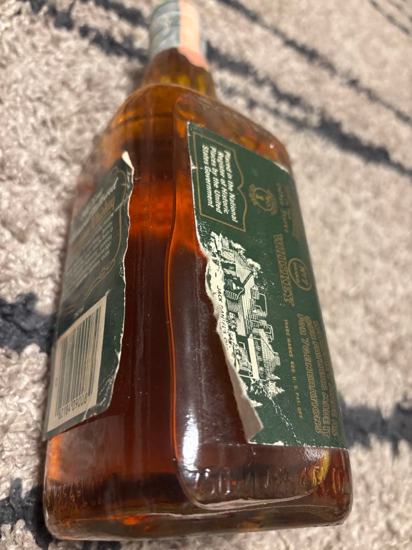 【貴重】【43度】【古酒未開栓】ジャックダニエル　グリーンラベル 750ml