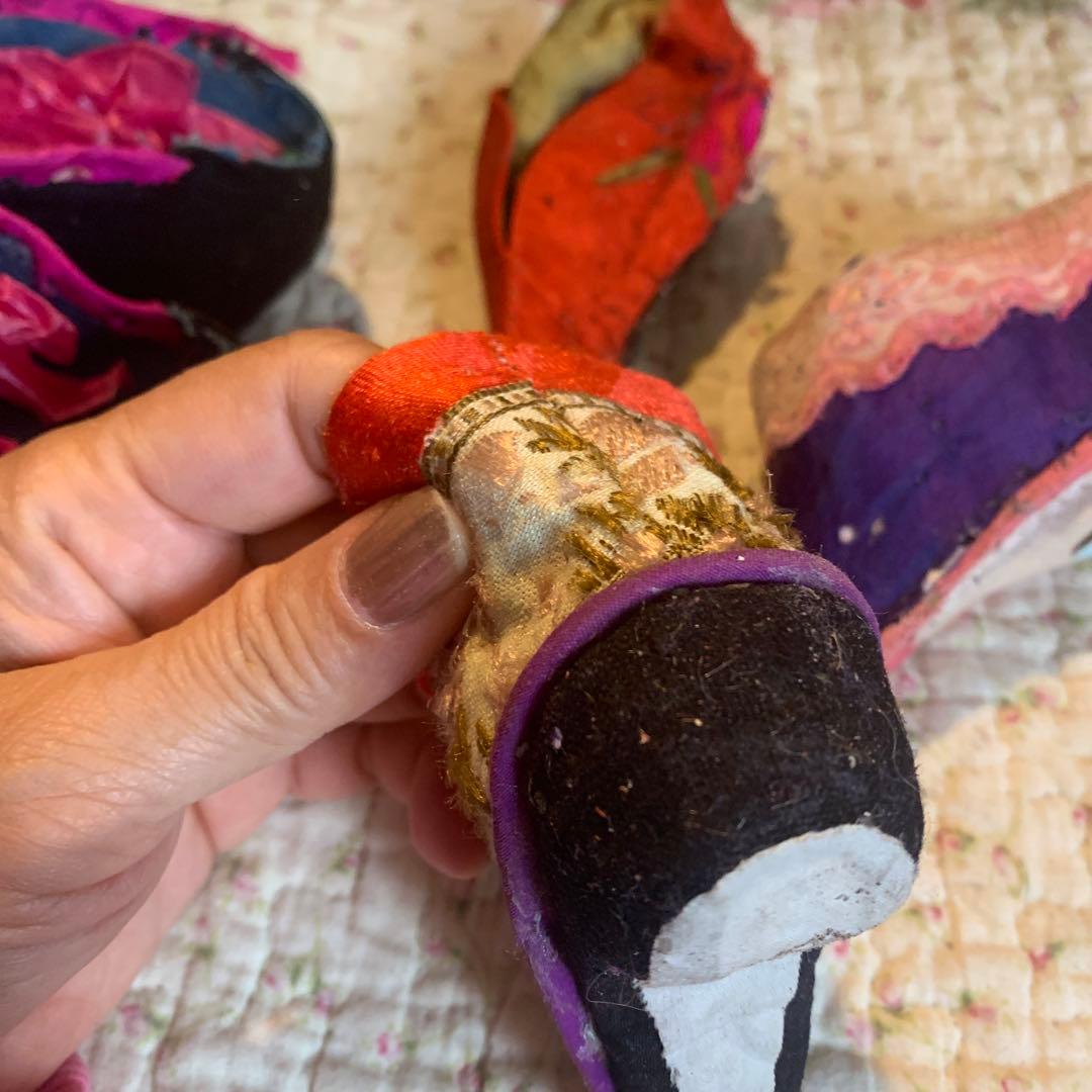 アンティーク　中国骨董　纒足　てんそく　難あり　ジャンク　コレクション